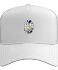 Cool White Trucker Hat For Machinist Guys With Crazy Vise Gauge Square Design CNC Workshop Tool Gifts Mesh Back Adjustable Fit One Size Works Great with logo