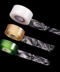Grafting Tape For Fruit Trees, 3 Pack Stretchable Floristry Film In 3 Colors displayed on black background