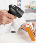 USB Barcode Scanner For Computers Handheld Wired 1D 2D Image Reader That Delivers Lightning Fast 300 Reads Per Second in use