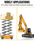 Heavy Duty 12V DC Hydraulic Power Unit With 15 Quart Reservoir And Double Acting Pump 3200 PSI Lift System for vehicle lifts