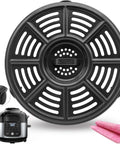 No Stress 6.5 Qt Air Fryer Crisping Plate For Ninja Foodi FD302 FD305 OS300 OS301 OP302, premium carbon steel grill rack.