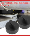 Non Marring Rubber Jack Pads For Corvette Lift Pucks Set Of 4 Heavy Duty Floor Jack Pads For C5 C6 C7 C8 Protect Floors And Jacks Compatible With Floor Jacks And Jack Stands, shown with installed view