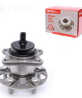 Rear Wheel Bearing Hub Assembly for 2006-2014 Toyota Yaris and 2012-2015 Prius C, 4 Lug, with box packaging