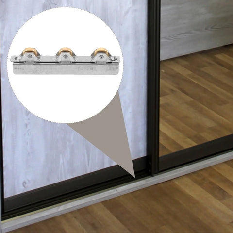 Heavy Duty Sliding Door Pulley Wheel Replacement For Home Shower And Patio Glass Doors Quiet Glide Roller Upgrade on sliding track.
