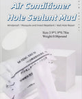 Air Conditioner Hole Sealant Mud, 3.9*1.9*0.78in, windproof and insect repellent for wall hole repair and sealing.
