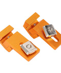 Sturdy Aluminum Tiger Claw Clamps Set Of 2 For CNC 3018 Pro Ultra Machine T Track Workbench Low Profile Side Pressure Design Holds Tight, orange.