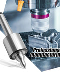 Live Center For Lathe CNC 2MT 60 Degree Morse Taper Long Spindle Tool Built Tough With 220 Lb Load Capacity Ultra Precise 0.000197 Inch