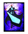 Solo Leveling Igris Shadows and Monsters Metal Wall Art Magnet Mounted Premium Poster With Vivid High Resolution Graphics featuring Igris in bold colors.