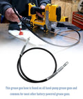 Grease Gun Hose Kit For 20V Max Cordless Grease Gun, 42 Inch Flexible Hose With 1/8 Inch Bore, 7/16-28 UNEF Base, Includes Coupler