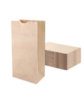 Stack of 2Lb Brown Paper Bags Pack Of 500 For Snacks Desserts And Small Dishes Takeout Durable 2 Pound Capacity Eco Friendly Recyclable Bags
