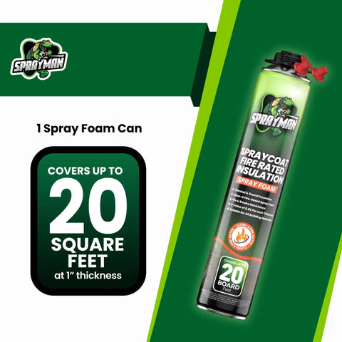 Heavy Duty Kickass Closed Cell Spray Foam Insulation Kit For Attic Walls And Roof Top Shelf Class A Fire Rated Polyurethane Mix With Pro Spray Gun Cleaner And Safety Gear Killer Heat And Noise Reduction covers 20 Sq Ft.