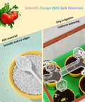 Awesome Kids Gardening Kit With Greenhouse And Terrarium featuring ABS material and drip irrigation in action