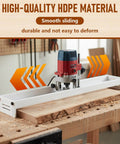 Router Sled For Flattening Slabs 48 Inch With HDPE Benchtop Slab Flattening Jig Adjustable Trimming Planing Machine in use