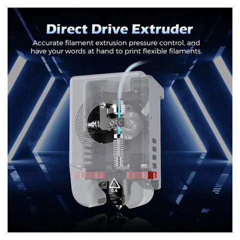 Direct Drive Extruder Assembly For AD5X 3D Printer With 0.4mm Copper Nozzle For Reliable Filament Feeding And Smooth Printing Performance No Fuss Easy Install Durable Construction And Wide Compatibility For Various Filaments shown front view