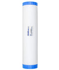 Premium 4.5 By 20 Inch Hard Water Filter Cartridge harnesses ion exchange, designed for limescale removal in water systems.