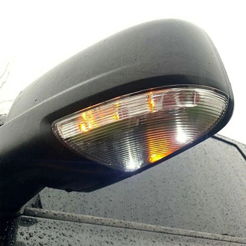Dodge Ram 1500 Front Mirror Turn Signal Puddle Light Left Driver Side LED Lamp Assembly Replacement 68064949AA installed view