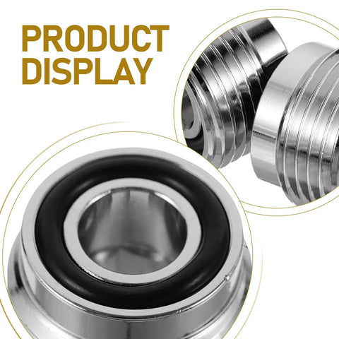 Close-up of DIN To Yoke Valve Adapter For Scuba Tanks Two Pack Pro Grade High Accuracy Anti Leak Design 230 Bar Capacity