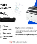 Contents of All In One Wireless Black And White Laser Printer With Scanner Copier And Fax For Small Office Teams