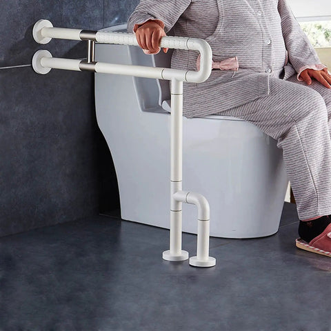 28 Inch Stainless Steel Toilet Grab Bar With Anti Slip Nylon Coating Handrail for elderly bathroom safety in use