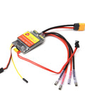Dual 30A Brushed ESCs for 2 to 6S RC vehicles bidirectional control with PWM input and superior heat dissipation for tanks boats cars rigs