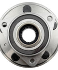 Top view of Cadillac Wheel Bearing And Hub Assembly 2Pcs Set For 2008 2019 CTS XTS Camaro And Impala, durable alloy construction.