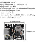 Type C USB Boost Converter Module Pack Six Pieces 5V 2A Output Boost Up Power Must Have Charge Discharge Integrated Board with LED Indicator