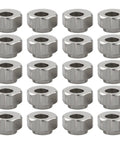 Upgrade Your 3D Prints With This 20-Pack Of Eccentric Spacer Nuts Designed For Smooth Motion Control On Ender 3 Printers, Nickel Steel.