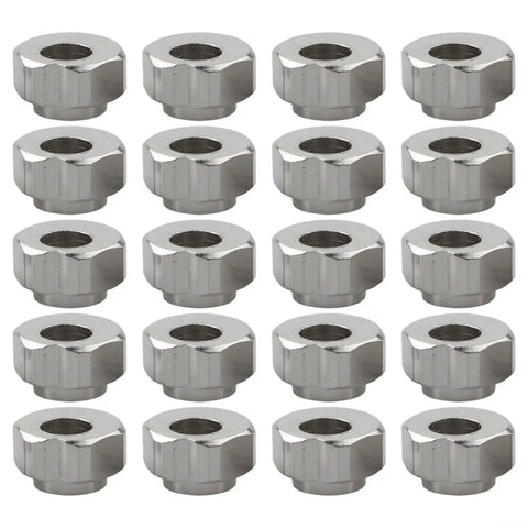 Upgrade Your 3D Prints With This 20-Pack Of Eccentric Spacer Nuts Designed For Smooth Motion Control On Ender 3 Printers, Nickel Steel.