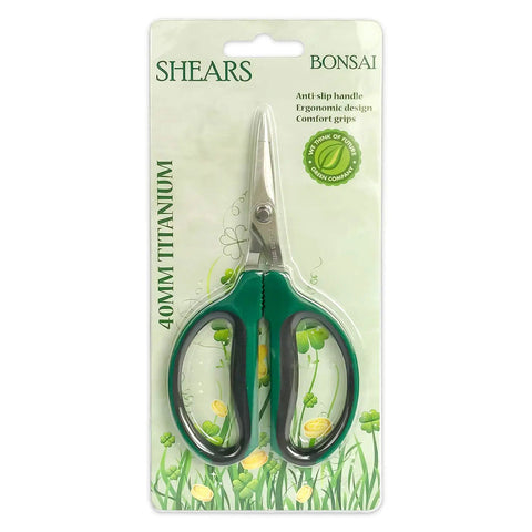 6 Inch Stainless Steel Garden Bonsai Pruning Shears With 40mm Straight Blade Pruners Anti Slip Soft Grip Micro Tip Snips in packaging