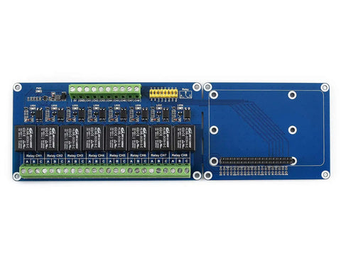 8 Channel Relay Expansion Board for Raspberry Pi and Jetson Nano 5V Power Supply GPIO Ready Controls High Voltage Home Appliances