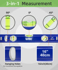Top Notch 4 Piece Torpedo Level Set Featuring Knockout Accuracy Including 16 7 5 4 Inch Heavy Duty Aluminum Magnetic Spirit Levels For No Sweat Diy Builds And Contractor Projects with 3-in-1 measurement.