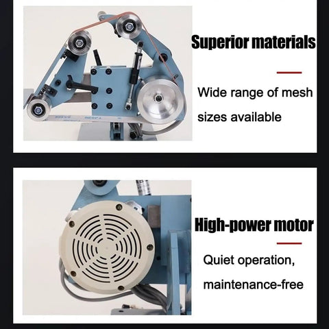 Shop Grade Heavy Duty Electric Belt Sander With 1200W Brushless Motor And 915X50mm Wide Belt showing superior materials and high-power motor.