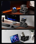 Badass External Gpu Dock Featuring Pcie 4.0 X4 And Oculink For Rtx 4090 And Rx 7900 on office desk setting