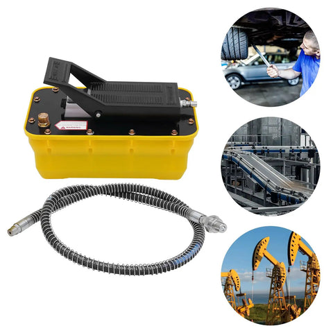 Heavy Duty Hydraulic Foot Pump With Pedal Control And 70 MPa Pressure For Ram Cylinders And Garage Builds Built Like A Tank For The Daily Grind Gets Results Fast