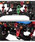 Emax ES08MAII 12g RC Servo With Metal Gear For Axial SCX24 Upgrade Kit shown on mounted steering assembly