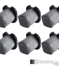 Six Pack CH701 Vacuum Filter Replacement For Cyclone PET Handheld Vacuums Easy Fit And Strong Suction Works With CH700 CH701 CH701C CH700WM Keeps Pet Hair And Dust Pickup Sharp Like A Boss Long Lasting Clean Power, six washable filters and cleaning brush