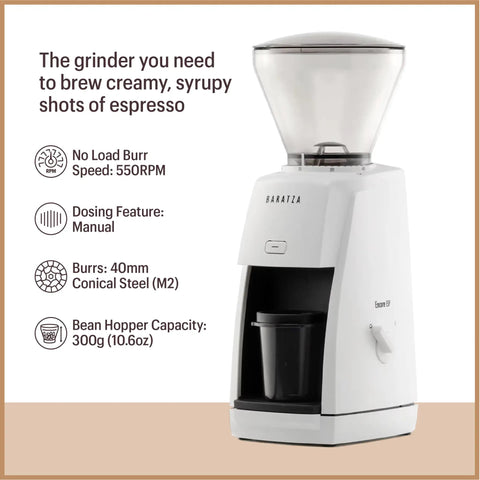 Premium Black Conical Burr Coffee Grinder Crafted For On Point Espresso Pulls Featuring Slick Micro Dial Controls A Top Shelf Build That Always Delivers The Goods For Real Coffee Heads, 40mm conical steel burrs.
