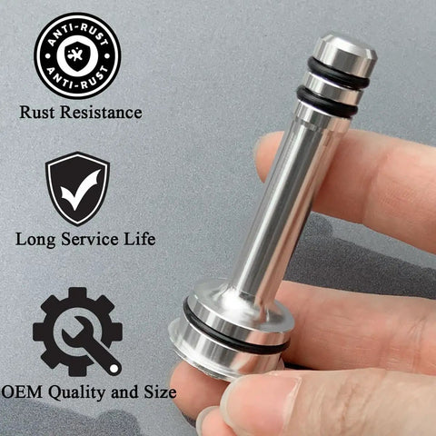 Close-up of Thermostat Bypass Kit For 6L80 6L90 And 8L90 Transmissions With CNC Machined Parts showing anti-rust features