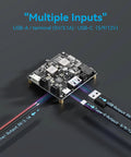 MPPT Solar Charge Controller With 65W PD QC Fast Charge, Type C Fast Charging board with multiple USB inputs and outputs
