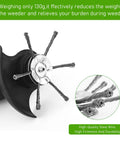 2 Pack 6 Inch Steel Wire Brush Cutter Trimmer Head Replacement For Electric Cordless String Trimmer Heavy Duty Weed Slaying Tool