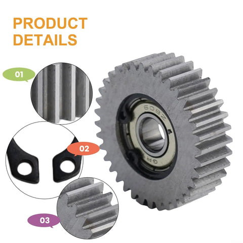 Low Noise Wear Resistant Planetary Gear Set For Electric Bicycle Motors With Nylon And Stainless Steel Teeth 36 Teeth 608Z Bearing
