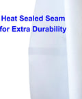 Close-up of Heavy Duty Vinyl Piping Cement Bag For Grout And Mortar On The Go For Easy Grout Application Tear Resistant Tile Grout Applicator showing heat-sealed seam
