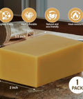 Straight Up Pure Carnauba Wax Bar For Wood Finishing, 3.5x2x1.4 inch, eco-friendly for rotary buffing.