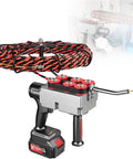 Heavy Duty 21V Cordless Wire Threader And Electric Cable Pulling Machine For Conduit Wiring with pull system and fish tape.