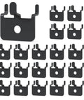 20 Pack Black Pegboard Picture Hangers For One Eighth And One Quarter Inch Boards With U Shape Prong Design