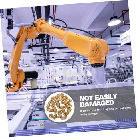 Go To Tough Grease Fitting All In One Kit With Straight 45 Degree And 90 Degree Nozzles For Automotive And Heavy Equipment Use In Harsh Conditions With High Pressure Couplers For Quick Bearing Lubrication displayed with industrial robotic arm in a factory setting.