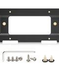 Rear License Plate Frame Bracket Mount For BMW 1 Series 2 3 5 6 X And Mini Cooper 2002 To 2024 Fits 51187160607 511882380615 51188238061 Tag Holder Kit with screws and fasteners