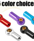 Five color choices of Beefy Aluminum M3 Tie Rod End Ball Joint Link Ball Head Holder 10Pcs RC Car Upgrade Kit 3mm Universal Fit