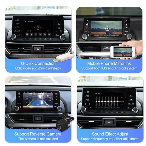 Accord 10th Gen Honda Wireless CarPlay Module For 7 Inch Non-Touchscreen Dash Upgrade Plug And Play Android Auto Mirror Link