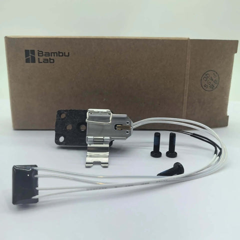 High Temperature Hotend Heating Assembly Kit For A1 And A1 Mini 3D Printers with ceramic heater thermistor, screws, and box